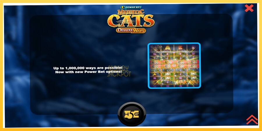 Игровой аппарат Majestic Cats DeluxeWays - игра на реальные деньги, картинка 1