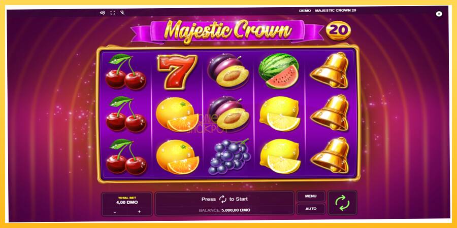 Игровой аппарат Majestic Crown 20 - игра на реальные деньги, картинка 1