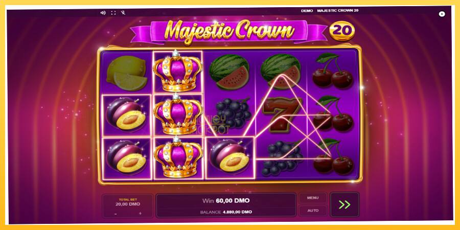 Игровой аппарат Majestic Crown 20 - игра на реальные деньги, картинка 3