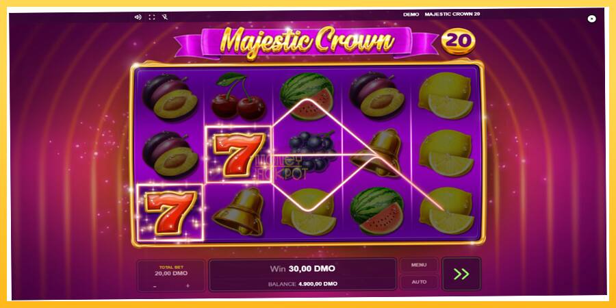 Игровой аппарат Majestic Crown 20 - игра на реальные деньги, картинка 4