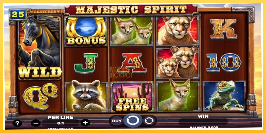 Игровой аппарат Majestic Spirit - игра на реальные деньги, картинка 1