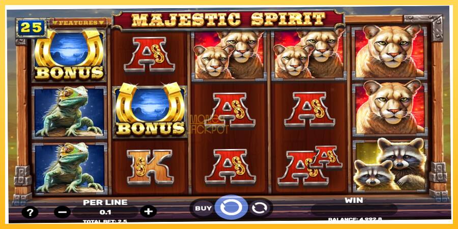 Игровой аппарат Majestic Spirit - игра на реальные деньги, картинка 3