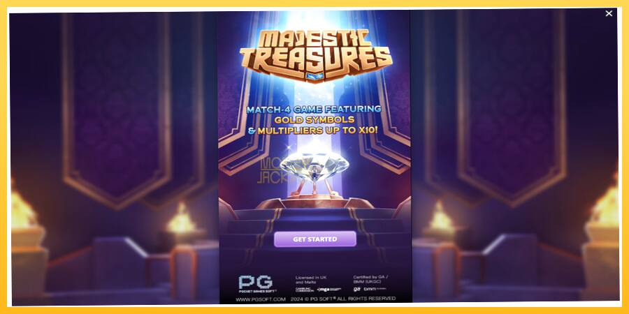 Игровой аппарат Majestic Treasures - игра на реальные деньги, картинка 1