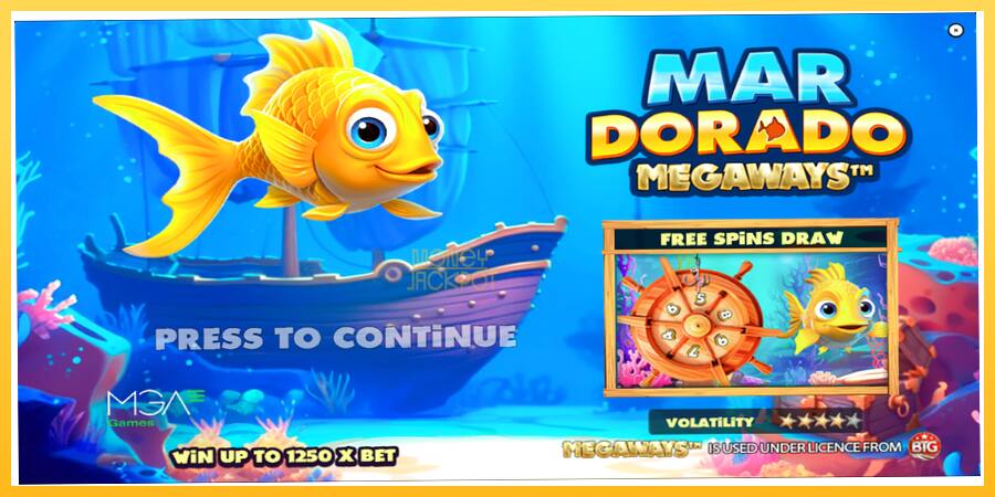 Игровой аппарат Mar Dorado Megaways - игра на реальные деньги, картинка 1