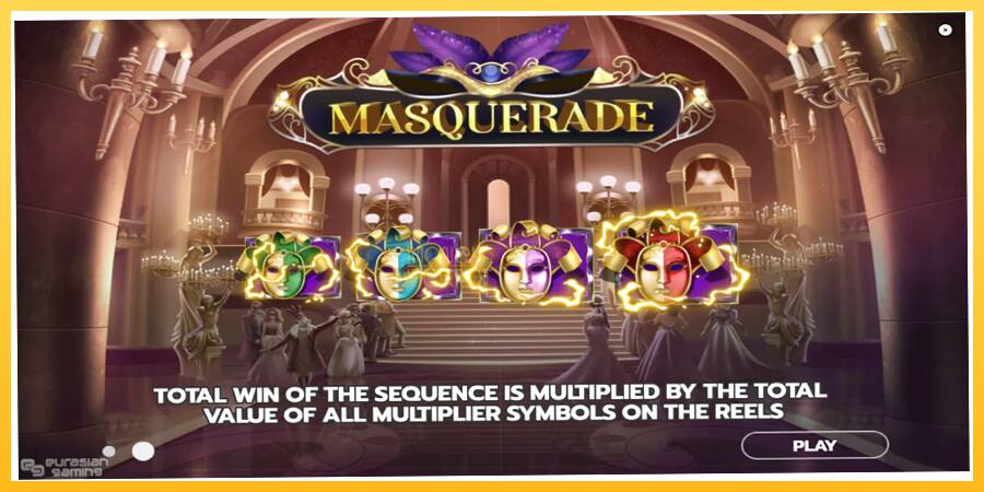 Игровой аппарат Masquerade - игра на реальные деньги, картинка 1