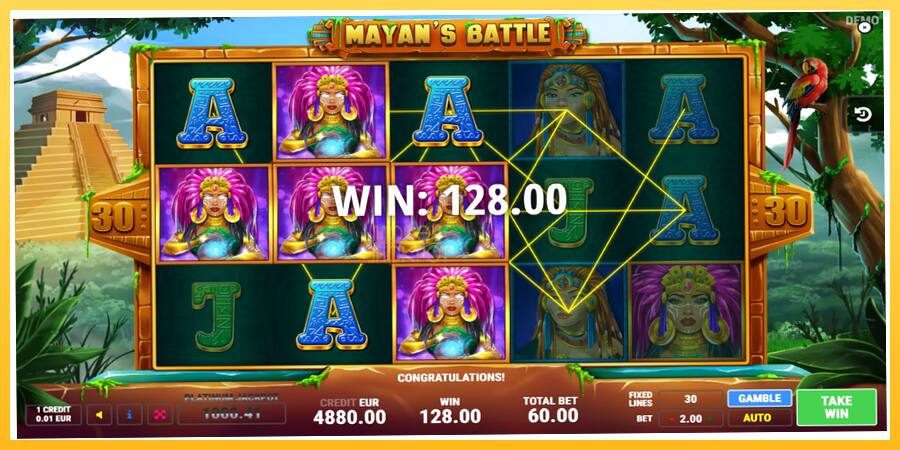 Игровой аппарат Mayans Battle - игра на реальные деньги, картинка 2