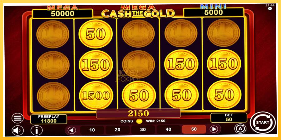 Игровой аппарат Mega Cash The Gold - игра на реальные деньги, картинка 4