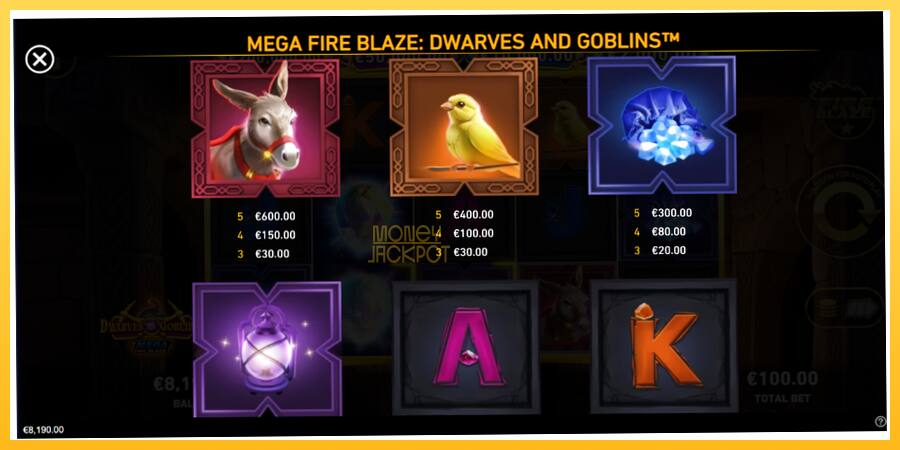 Игровой аппарат Mega Fire Blaze: Dwarves & Goblins - игра на реальные деньги, картинка 6