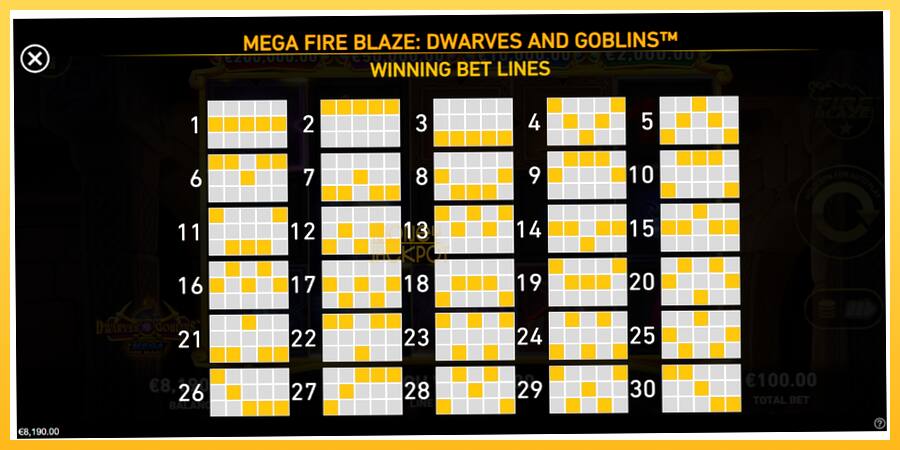 Игровой аппарат Mega Fire Blaze: Dwarves & Goblins - игра на реальные деньги, картинка 7