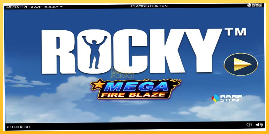 Игровой аппарат Mega Fire Blaze: Rocky - игра на реальные деньги, картинка 1