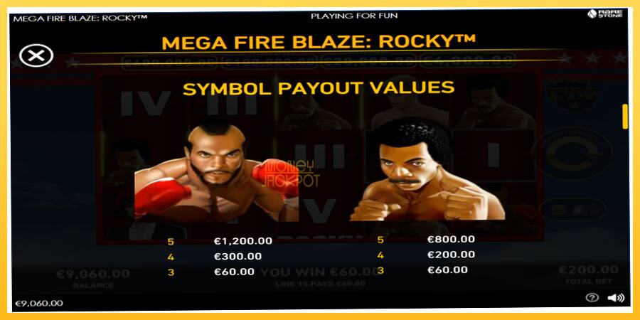 Игровой аппарат Mega Fire Blaze: Rocky - игра на реальные деньги, картинка 4