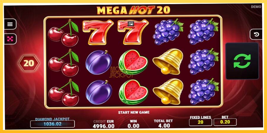 Игровой аппарат Mega Hot 20 - игра на реальные деньги, картинка 2