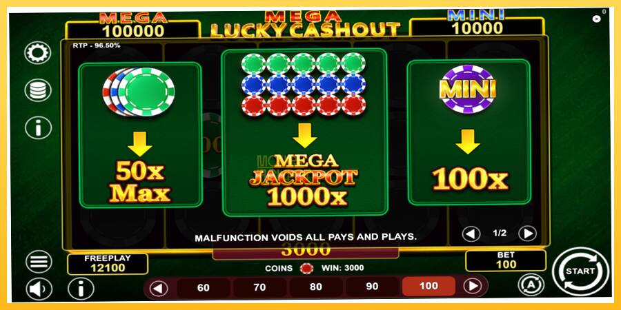 Игровой аппарат Mega Lucky Cashout - игра на реальные деньги, картинка 5