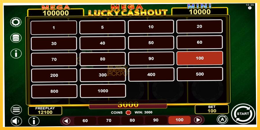 Игровой аппарат Mega Lucky Cashout - игра на реальные деньги, картинка 7