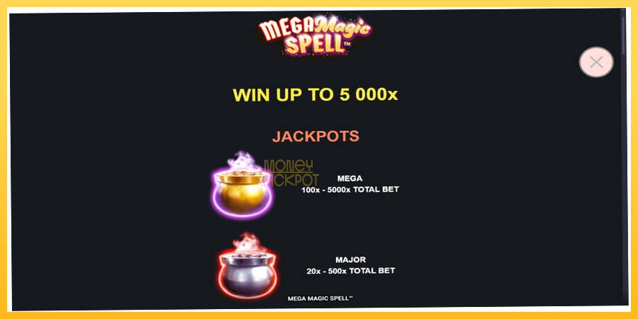 Игровой аппарат Mega Magic Spell - игра на реальные деньги, картинка 5