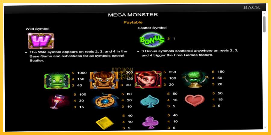 Игровой аппарат Mega Monster - игра на реальные деньги, картинка 3