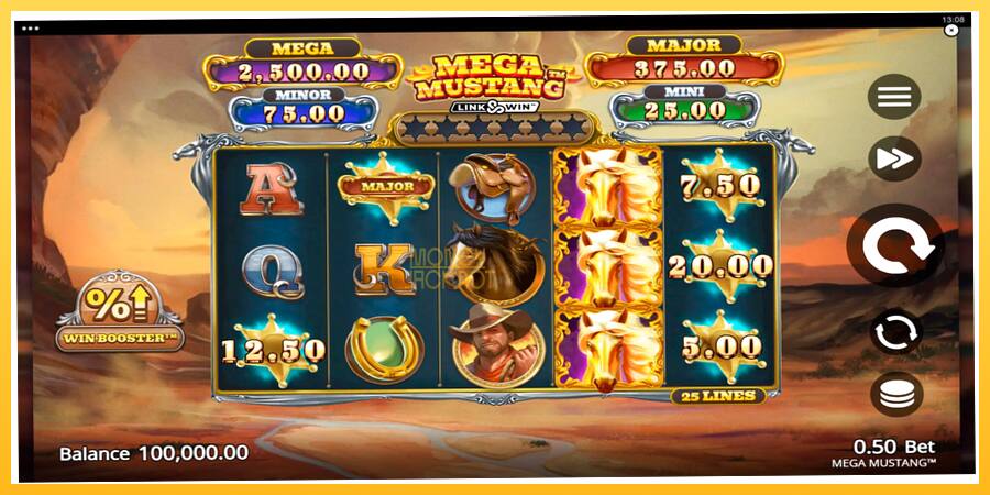 Игровой аппарат Mega Mustang - игра на реальные деньги, картинка 1