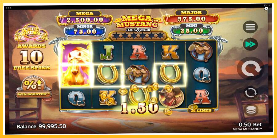 Игровой аппарат Mega Mustang - игра на реальные деньги, картинка 5