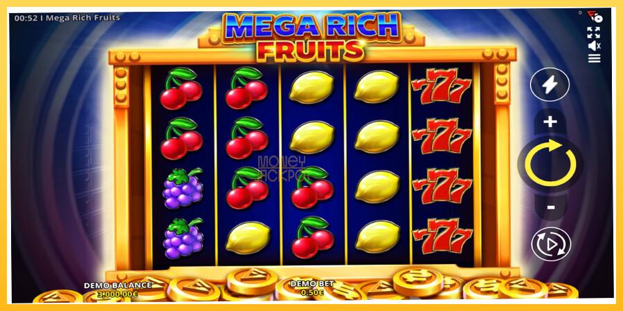 Игровой аппарат Mega Rich Fruits - игра на реальные деньги, картинка 2