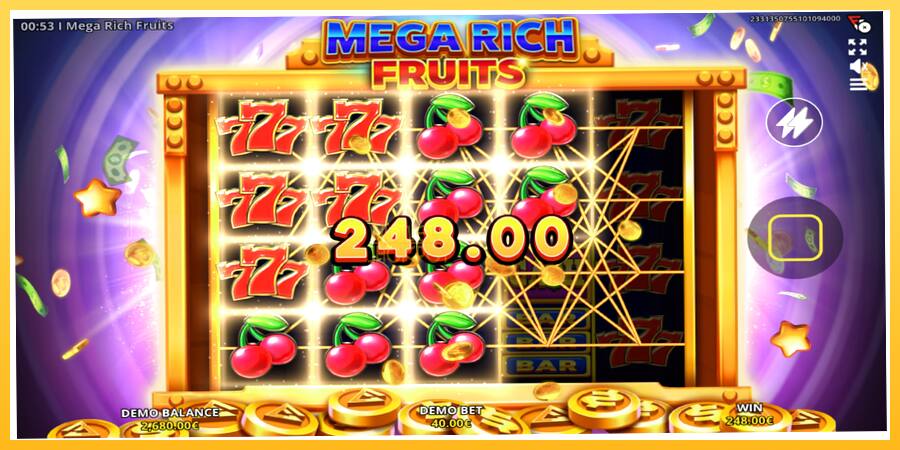 Игровой аппарат Mega Rich Fruits - игра на реальные деньги, картинка 3