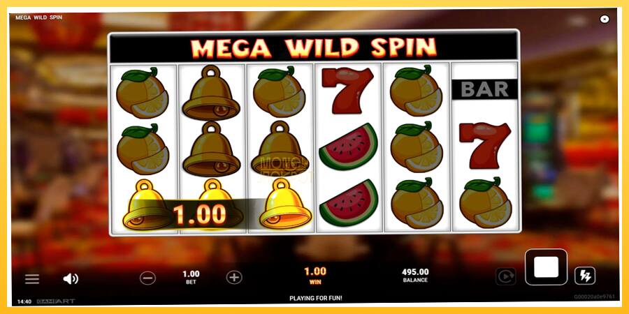 Игровой аппарат Mega Wild Spin - игра на реальные деньги, картинка 4