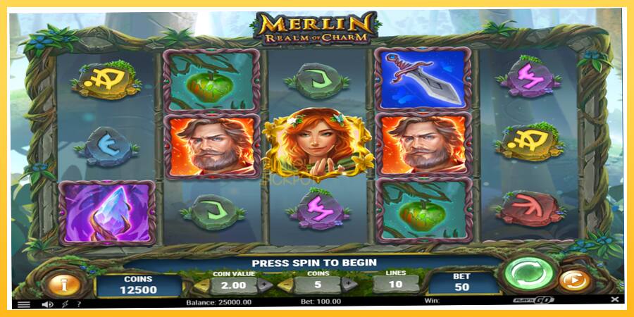 Игровой аппарат Merlin Realm of Charm - игра на реальные деньги, картинка 2