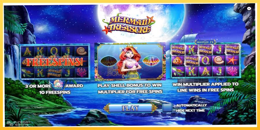 Игровой аппарат Mermaid Treasure - игра на реальные деньги, картинка 1