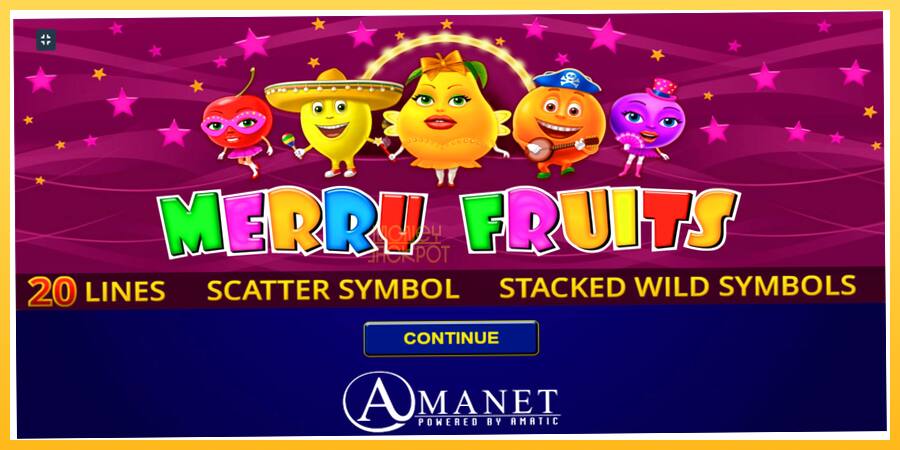 Игровой аппарат Merry Fruits - игра на реальные деньги, картинка 7