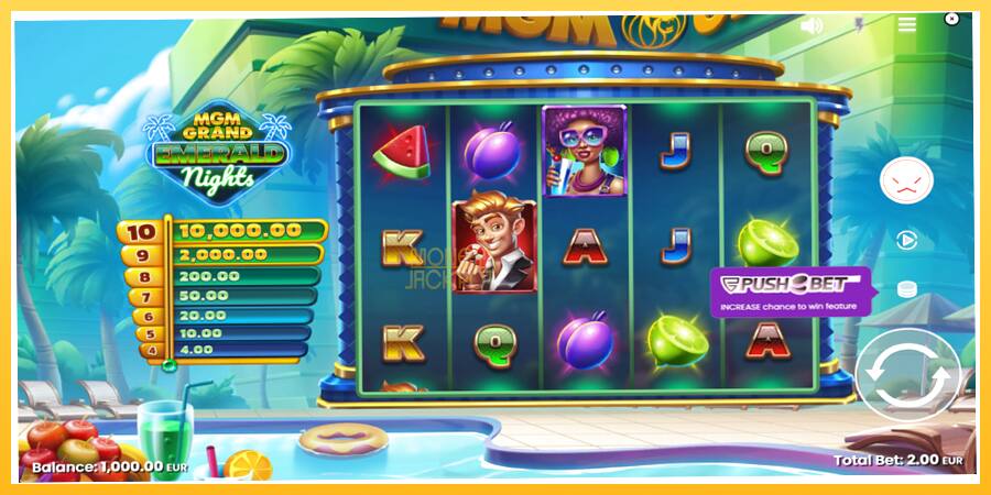 Игровой аппарат MGM Grand Emerald Nights - игра на реальные деньги, картинка 2