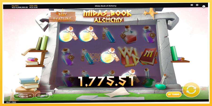 Игровой аппарат Midas Book of Alchemy - игра на реальные деньги, картинка 3