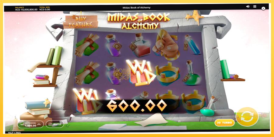 Игровой аппарат Midas Book of Alchemy - игра на реальные деньги, картинка 5