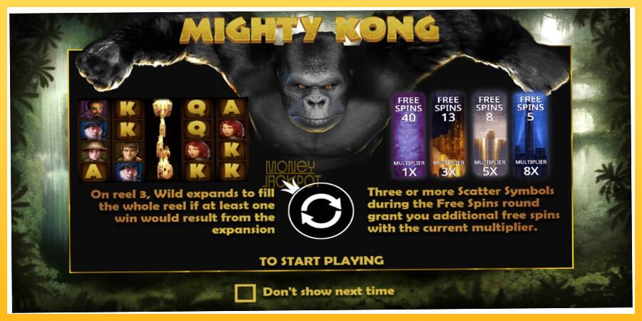 Игровой аппарат Mighty Kong - игра на реальные деньги, картинка 1