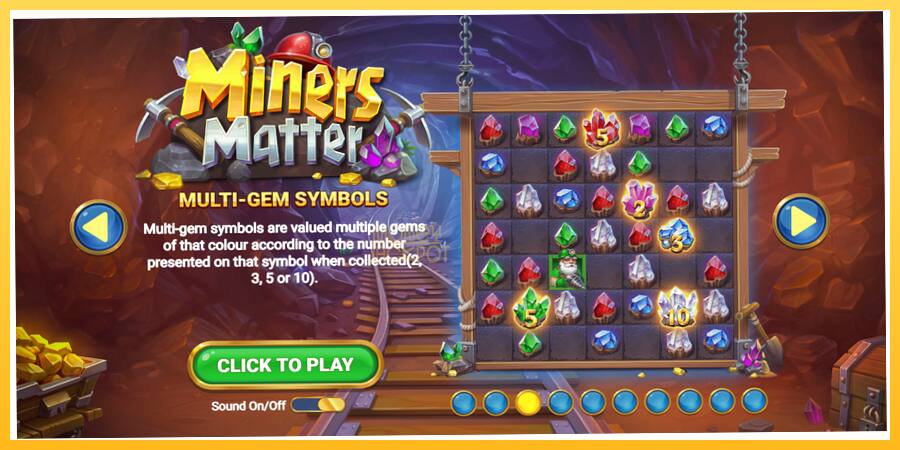 Игровой аппарат Miners Matter - игра на реальные деньги, картинка 1