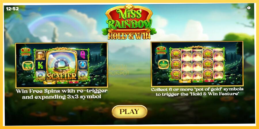 Игровой аппарат Miss Rainbow: Hold & Win - игра на реальные деньги, картинка 1