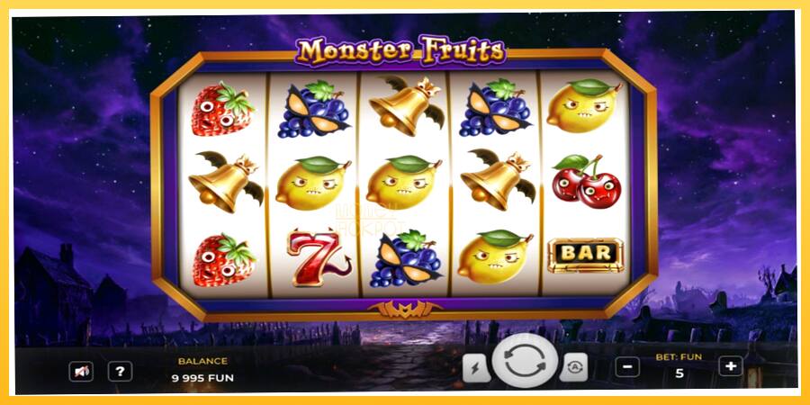 Игровой аппарат Monster Fruits - игра на реальные деньги, картинка 1