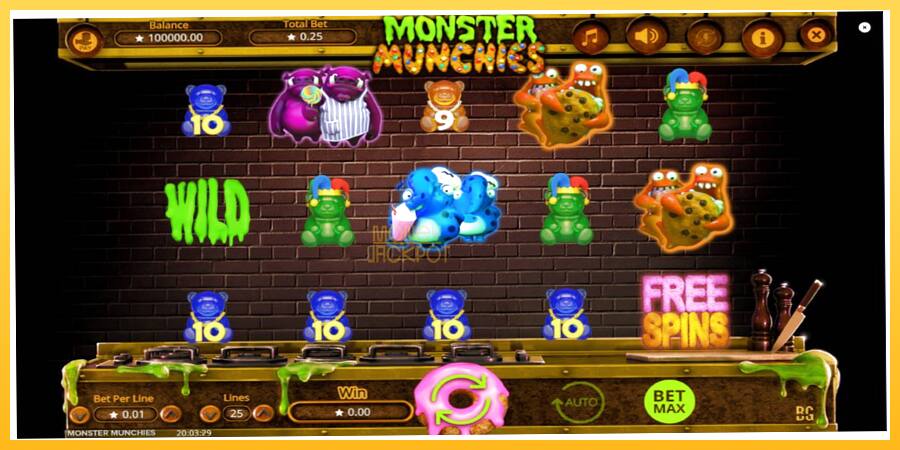 Игровой аппарат Monster Munchies - игра на реальные деньги, картинка 2