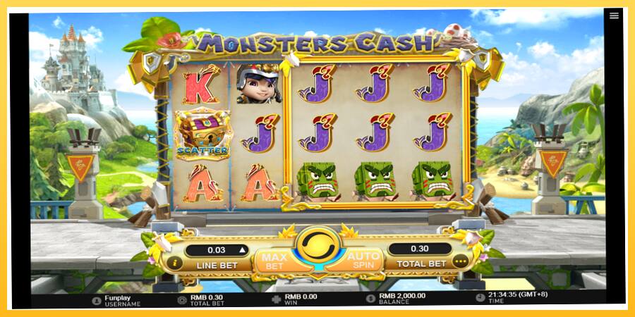 Игровой аппарат Monsters Cash - игра на реальные деньги, картинка 2