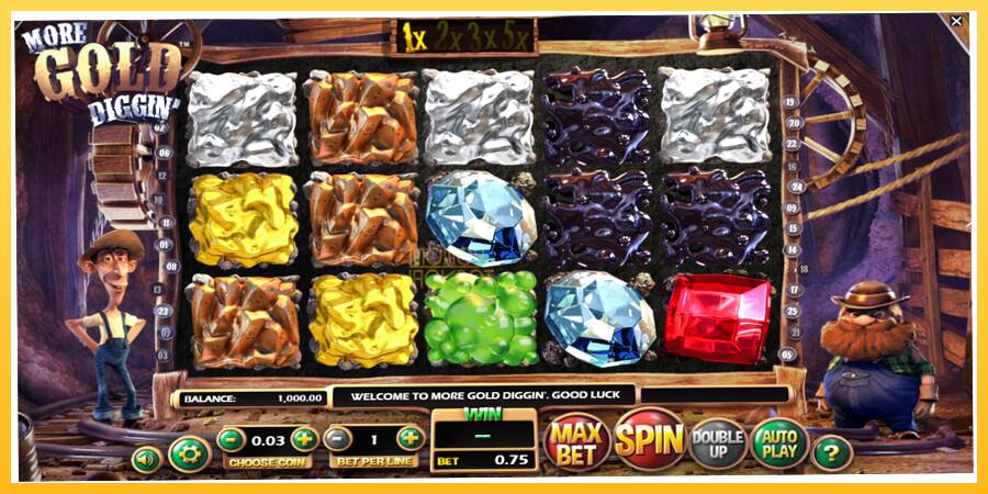 Игровой аппарат More Gold Diggin - игра на реальные деньги, картинка 2