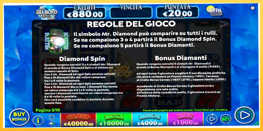 Игровой аппарат Mr. Diamond Ultra Link - игра на реальные деньги, картинка 7