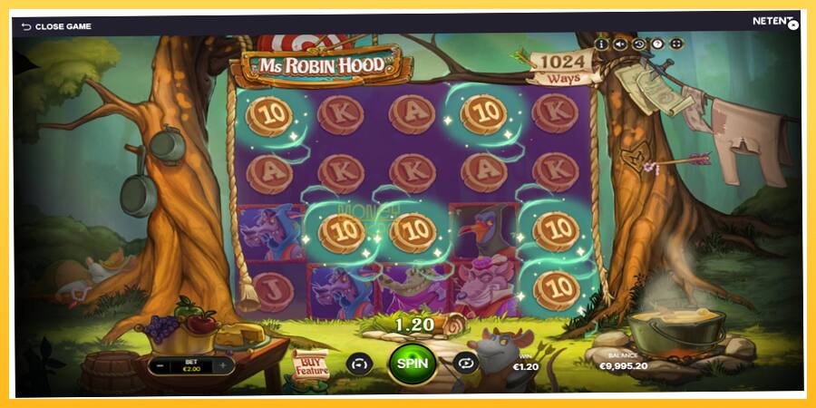 Игровой аппарат Ms Robin Hood - игра на реальные деньги, картинка 3