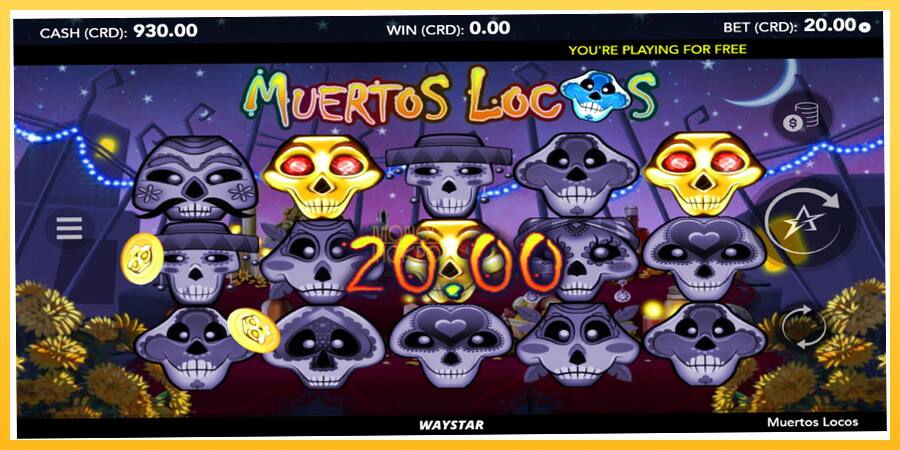 Игровой аппарат Muertos Locos - игра на реальные деньги, картинка 2