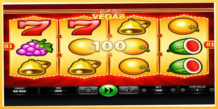 Игровой аппарат Multi Vegas 81 - игра на реальные деньги, картинка 2