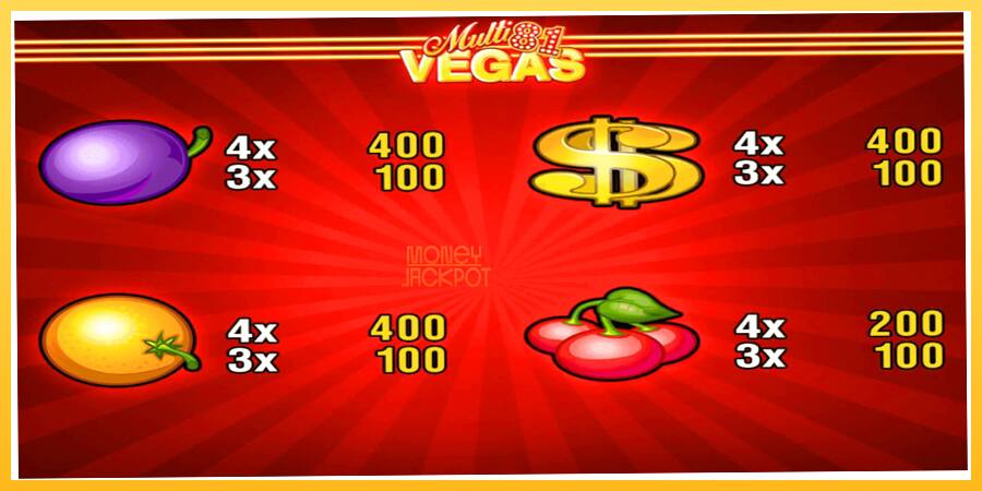 Игровой аппарат Multi Vegas 81 - игра на реальные деньги, картинка 3