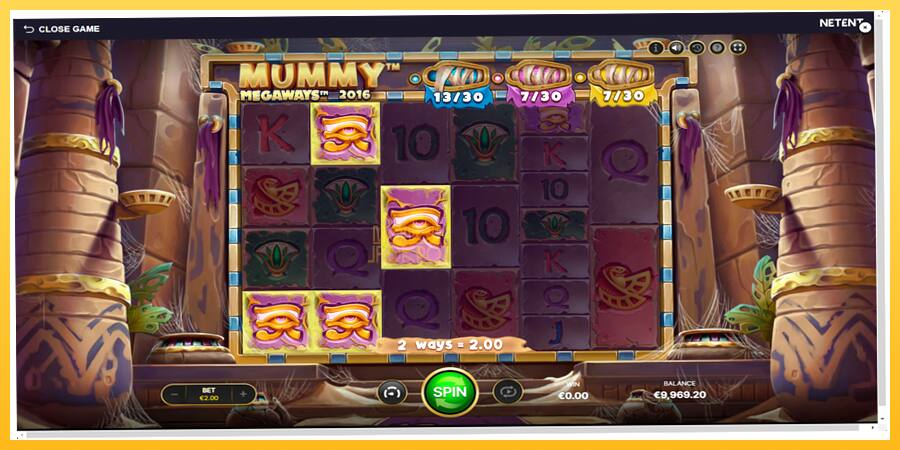 Игровой аппарат Mummy Megaways - игра на реальные деньги, картинка 3