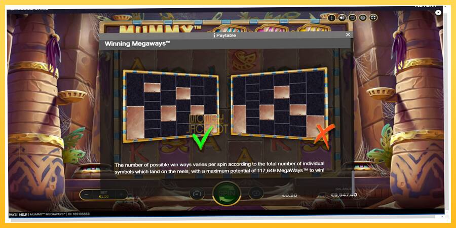 Игровой аппарат Mummy Megaways - игра на реальные деньги, картинка 7