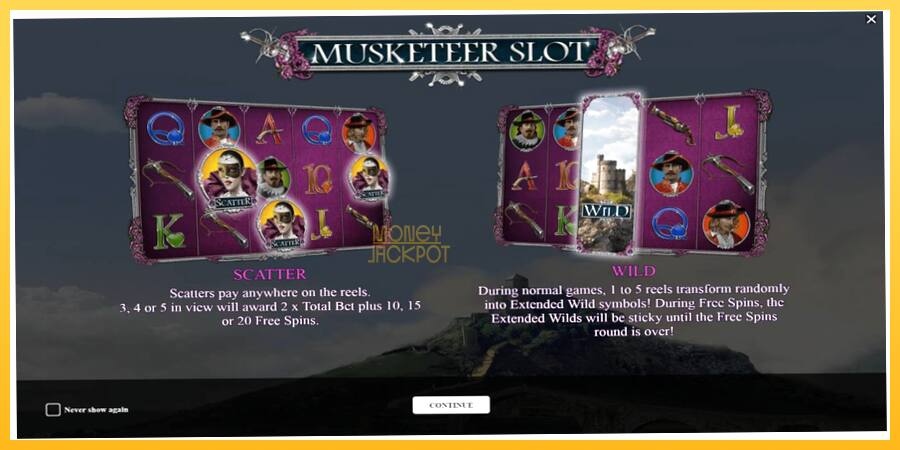 Игровой аппарат Musketeer Slot - игра на реальные деньги, картинка 1