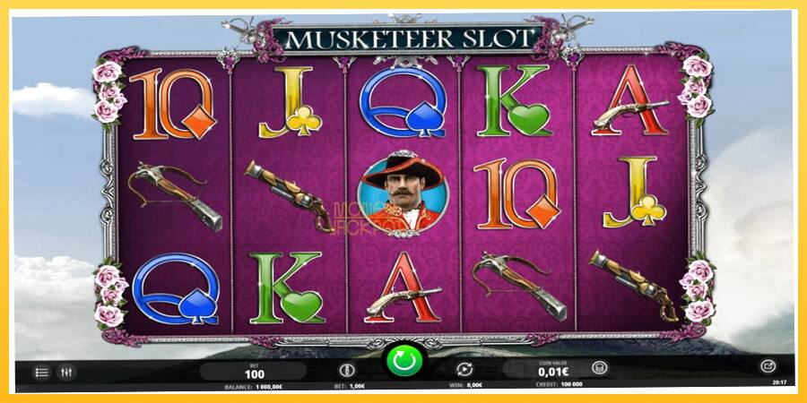 Игровой аппарат Musketeer Slot - игра на реальные деньги, картинка 2