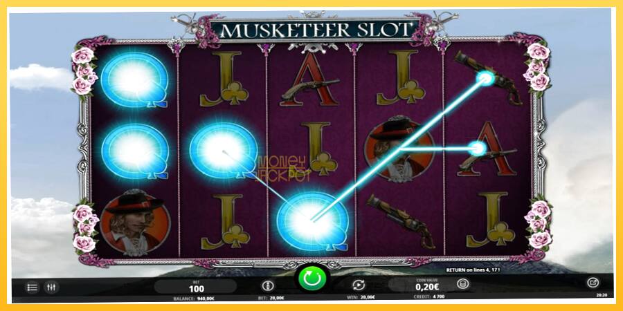 Игровой аппарат Musketeer Slot - игра на реальные деньги, картинка 3