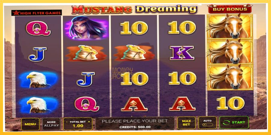 Игровой аппарат Mustang Dreaming - игра на реальные деньги, картинка 1