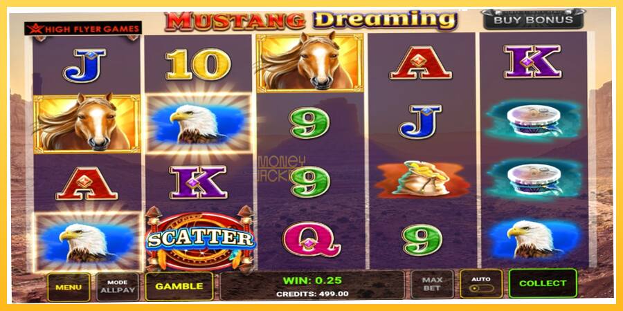 Игровой аппарат Mustang Dreaming - игра на реальные деньги, картинка 2